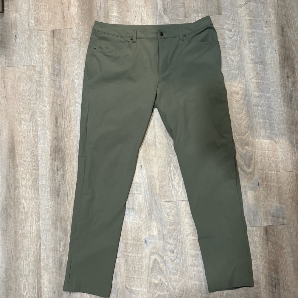 Lululemon ABC Slim 36x34 Grey Sage